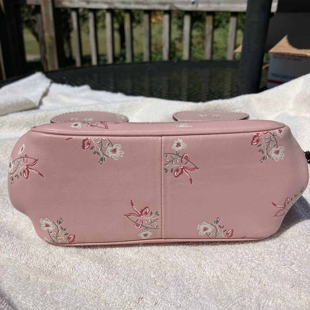 Coach Disney X Minnie Mouse Leather Kisslock Bag 69179 - Picture 13 of 16